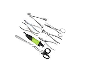 Ensemble d'instruments chirurgicaux manuels réutilisables en acier inoxydable de haute qualité pour la chirurgie générale, certifié CE, vente en gros - Product Image 1