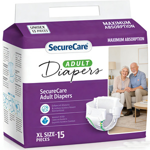 حفاضات للكبار فائقة السماكة للجنسين، حفاضات ماصة للبالغين، حفاضات للكبار يمكن التخلص منها - Product Image 1