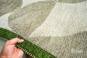 Jacquard Viscose Chenille Rug Custom Modern Luxury Home Decor for Living Room Bedroom High Pile OEM ODM Services Jute Material - Product Image 3