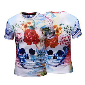 ผลิตเสื้อยืดเฮฟวี่เวทผู้ชายกว่าเสื้อยืดขนาดบวกบุรุษพิมพ์โลโก้ USA ขนาดโพลีเอสเตอร์เสื้อยืดสตรีทสําหรับผู้ชาย - Product Image 4