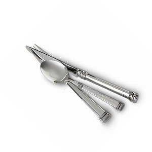 ขายส่งคุณภาพเยี่ยมในราคาต่ําสุดช้อนส้อมสแตนเลสโลหะหรูหราชุด Flatware สําหรับงานปาร์ตี้ร้านอาหารของโรงแรม - Product Image 2