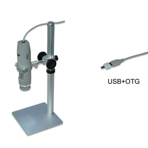 <span class=keywords><strong>Microscope</strong></span> numérique polarisant portable USB professionnel 5MP 1X-500X avec écran OLED, éclairage 8 LED, zoom de champ, pour réparation mobile, indice de protection IP53 - Product Image 4