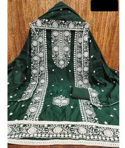 Latest <b>Women</b> Casual Wear Salwar Kameez Indian Pakistani Style Salwar Kameez Ready Made Cotton Dress for <b>Wedding</b> Wear <b>Suit</b> - Product Image 1