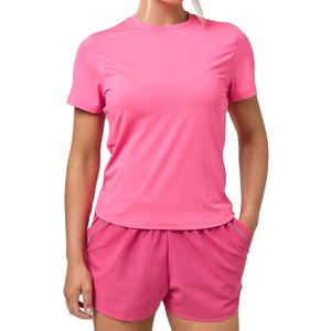 Fabricación Profesional de Conjuntos de Shorts de Dos Piezas para Mujer, Venta al Por Mayor, Alta Calidad, 100% Algodón, Conjunto de Camiseta y Shorts Personalizados para Mujer - Product Image 1