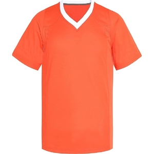 เสื้อฟุตบอลตาข่ายสีส้ม คุณภาพสูง ผลิตตามสั่ง ชุดฟุตบอลอเมริกัน เสื้อฟุตบอลอเมริกัน - Product Image 1
