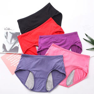 Hot Ladies' Breathable Quick-Dry 100% Cotton Bikini <b>Underwear</b> Lace Decoration Plain Dyed Knitted Custom Made OEM for Plus Sizes - Product Image 1