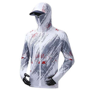 Maillot de pêche à manches longues en polyester 100% respirant, impression par sublimation personnalisée de haute qualité, séchage rapide, vêtements de pêche OEM, taille plus - Product Image 6