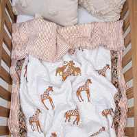 Haute qualité coton biologique bébé couette réversible Jaipuri impression avec main bloc Animal Design literie d'hiver pour la maison hôtels