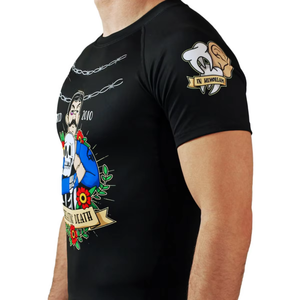 Customized Logo Quick Dry Men Rash Guard for Sale Digital <b>Printing</b> Swimming Men Rash Guard Long Sleeve Compression Rash Guards - Product Image 3