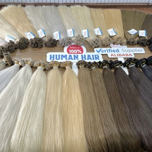 Cabello de trama atado a mano al por mayor de alta calidad con extensiones de cabello humano vietnamita lleno de colores listas para enviar - Product Image 2