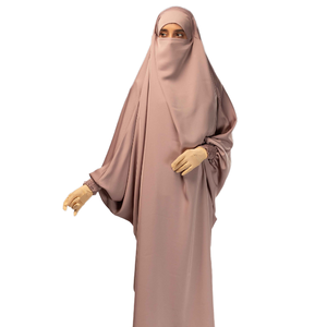 ผ้าโพลีเอสเตอร์แบบชิ้นเดียวสำหรับมุสลิมขนาดพิเศษผ้าโพลีเอสเตอร์ใส่สบายสำหรับฤดูใบไม้ผลิขายส่งจำนวน10ชิ้น - Product Image 1