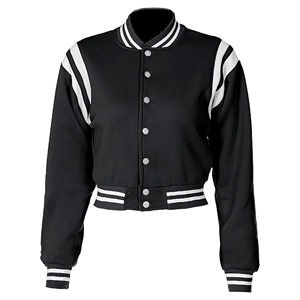 Chaqueta Universitaria de Béisbol de Manga Larga con Diseños Personalizados al por Mayor, Chaqueta Deportiva Lisa para Hombre - Product Image 3