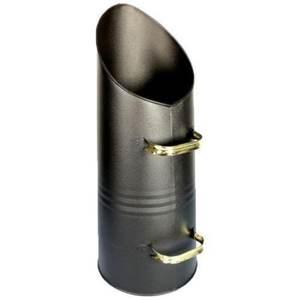 Cubo de carbón de ceniza de Metal de hierro negro con tapa, para el hogar y el jardín, Patio, ceniza de fuego, disponible al por mayor y a buen precio - Product Image 2