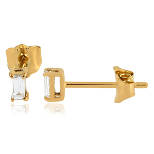 Minimalist <b>earrings</b> <b>for</b> gold plated 925 sterling <b>silver</b> Iolite gemstone <b>stud</b> <b>earring</b> <b>for</b> <b>women</b> - Product Image 6