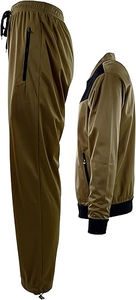 Nueva moda para hombre, chándal con cremallera, Sudadera con capucha, prendas de vestir, ropa de gimnasio con pantalones de chándal, ropa informal de algodón 100% - Product Image 4