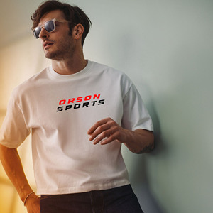 เสื้อยืดผู้ชายผ้าฝ้าย100% แขนครึ่งพิมพ์โลโก้แบบกำหนดเอง - Product Image 6