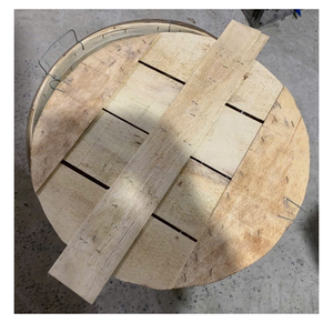 Cesta de cangrejo de madera verde: Cesta de cangrejo de madera hecha a mano con madera de Vietnam para soluciones de almacenamiento de mariscos sostenibles y elegantes - Product Image 2