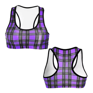 Sujetador deportivo de sublimación personalizado para mujer Sujetador deportivo transpirable de soporte medio sin costuras Sujetador deportivo de alta calidad para mujer - Product Image 1