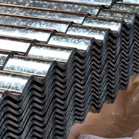 Tôle Métallique Ondulée Galvanisée Anti-Traces de Doigts Zéro Spangle, Surface Lisse en Aluzinc