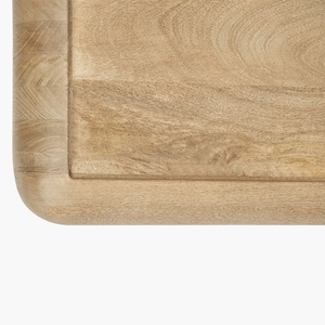 Table basse en bois de manguier massif à assembler facilement, design industriel vintage, multifonctionnelle, ensemble antique de 2 pièces pour salon - Product Image 3