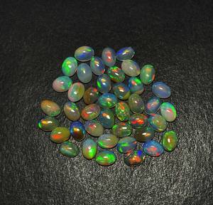 IGI certificado 19 Uds ópalo etíope cabujón ovalado suelto Natural Multi fuego tamaños 5*7mm a 20mm 10 CT lote para joyería - Product Image 1