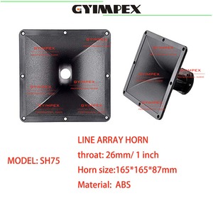 165*165*87mm Accessoires audio professionnels : Guide d'ondes pour haut-parleur de 1 pouce, Diffuseur de pavillon, Tweeter - Product Image 2