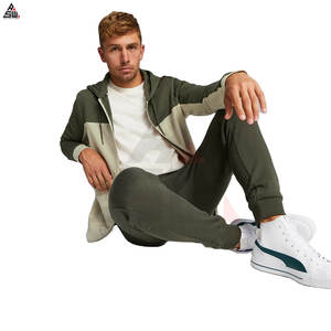 Meilleur prix de vente Logo sur mesure survêtements pour hommes hiver décontracté 100% coton vêtements de rue de haute qualité - Product Image 4