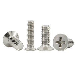 Tornillo de máquina de cabeza plana no estándar de acero inoxidable 304, Phillips de 120 grados, M2.5 M3 M4 M6 - Product Image 1