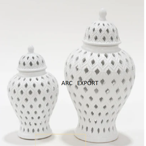 Juego de Frascos Modernos de Diseño Estándar, Blancos con Detalles Dorados, Decoración de Lujo, Frascos Modernos y Elegantes para Almacenamiento de Alimentos en Venta - Product Image 4