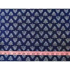 1-3-5 yardas precortadas 100% tela de algodón orgánico estampado de bloque de mano 42 pulgadas de ancho Material indio ligero para vestidos de verano Tops - Product Image 1