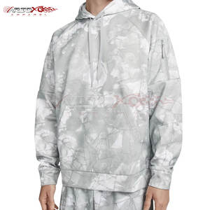 Ensemble sweat à capuche et short pour homme, hiver, avec coutures soignées, texture lisse, tissu respirant et léger, personnalisable - Product Image 2