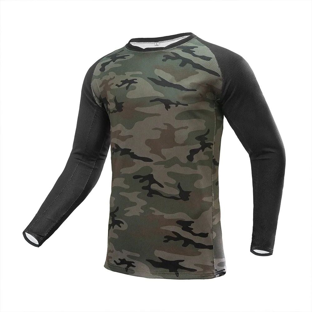 Moisture-wicking Wear-resistant MX Jersey Wholesale Comfortable Long Sleeve Shirt Motocross Jersey