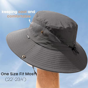 Chapeaux seau d'été personnalisés avec logo personnalisé, impression, broderie, vêtements de rue pour l'extérieur, protection solaire, fourniture OEM - Product Image 2