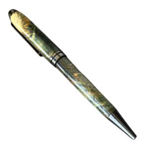 Premium Promotional Stabilized Wood <b>Pens</b> Custom Logo <b>Engraved</b> Serpentine Burl Ballpoint - Product Image 4