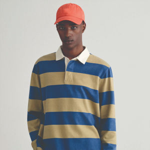 Polo de rugby à rayures de haute qualité pour hommes-Durable, confortable et idéal pour une tenue décontractée et un style athlétique - Product Image 3