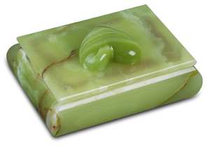 Onyx Marble Jewellery Box , Marble <b>Jewelry</b> Box <b>Holder</b> - Product Image 2