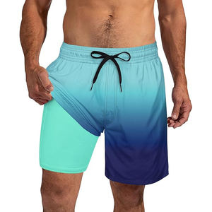 Short de course pour hommes avec logo personnalisé Sports décontractés Street Wear avec logo en position avant Short de course à motif solide avec logo sur le devant - Product Image 1