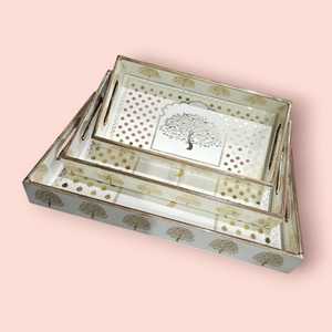 ชุดถาดเคลือบออกแบบพิเศษลายพิมพ์สีสันสดใสเหมาะสำหรับการให้บริการความบันเทิงและการจัดแสดงตกแต่งบ้าน - Product Image 2