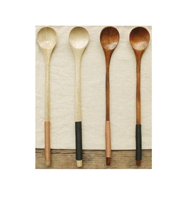 โต๊ะช้อนแฮนด์เมดผู้ผลิตราคาถูกทัพพีตักชากาแฟซุปช้อนไม้ - Product Image 1