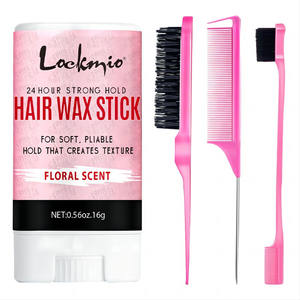 Cire coiffante bio professionnelle pour femmes, tenue forte, anti-frisottis, pommade pour lisser les cheveux cassés, type crème - Product Image 3