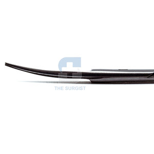 Ciseaux à iris à lame incurvée, instrument chirurgical pour une coupe précise dans les procédures ophtalmiques, 11,5 cm / 4 1/4 pouces - Product Image 5