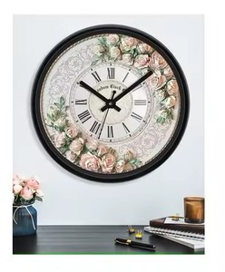Handcrafted Silent Mechanical Metal <b>Wall</b> <b>Clock</b> Modern Stylish Design Unique Home Office Decor Accent Single Face Wedding - Product Image 4