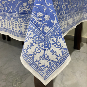 Nueva tendencia 2025 cubierta de mesa con estampado de bloque de mano India algodón mantel de mesa personalizado para boda - Product Image 2