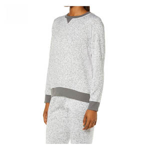 เสื้อฮู้ดไหล่ตกสำหรับผู้หญิงเสื้อสเวตเตอร์แฟชั่นสำหรับผู้หญิงเสื้อฮู้ดป้องกันริ้วรอยระบายอากาศได้ดีดีไซน์ใหม่ - Product Image 2