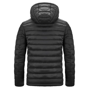 Dernière veste matelassée légère classique streetwear pour homme, nouvelle arrivée, emballage personnalisé, imperméable, manteau d'hiver à capuche, anti-UV sur le devant - Product Image 2