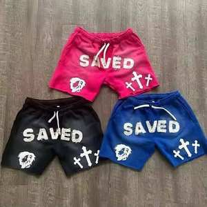 Short de style urbain personnalisé pour hommes Vêtements de rue d'été brodés OEM pour les commandes en gros ou avec des étiquettes - Product Image 4