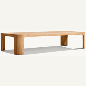 Table rectangulaire écologique en bois résistant aux termites, au style simple et moderne, adaptée à une utilisation en extérieur - Product Image 1