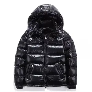 뜨거운 판매 맞춤형 버블 재킷 남성 겨울 무거운 남성 후드 패딩 재킷 온라인 판매
