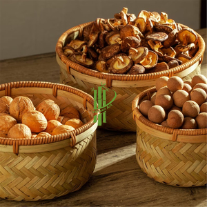 ตะกร้าไม้ไผ่ผักผลไม้แฮนด์เมด - Product Image 1