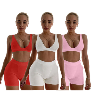 2026 Summer Plus Size Yoga <b>Sets</b> Two Piece High Waisted Skinny Fit Biker Short Gym Fitness <b>Set</b> 100% Cotton Breathable Quick Women - Product Image 5